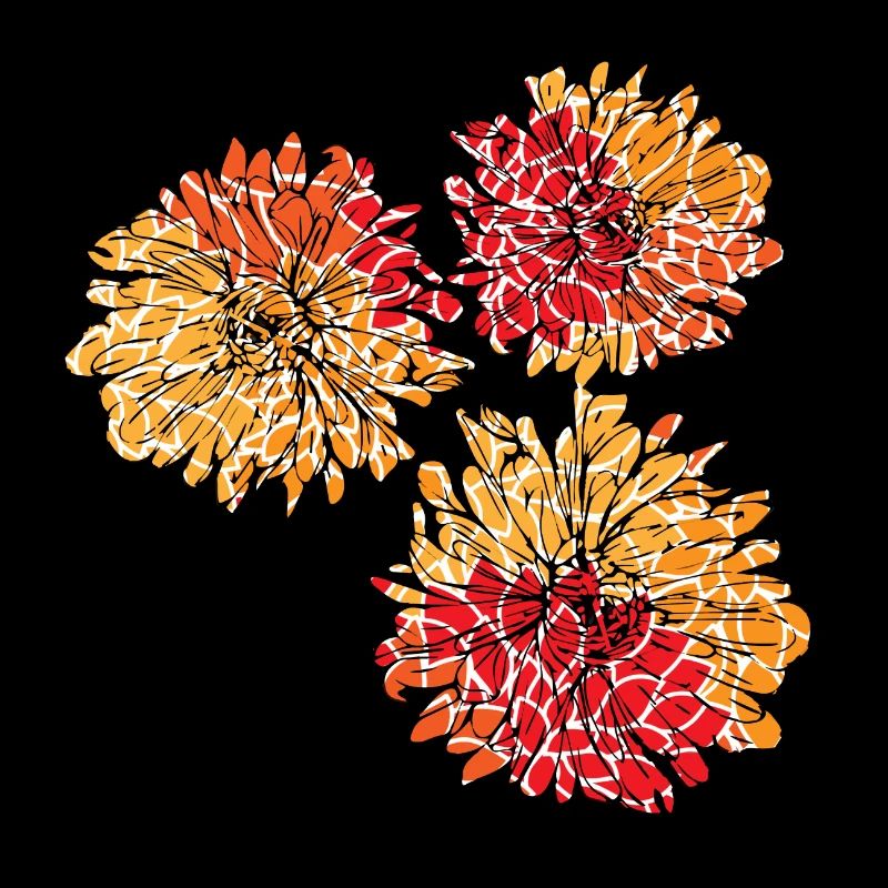 Blumen mit Blumen Muster