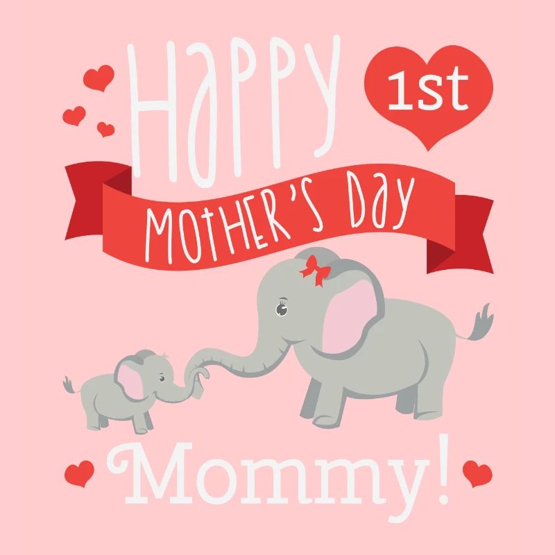 Mutter Tag Sprüche Elefant Anerkennung Geschenk