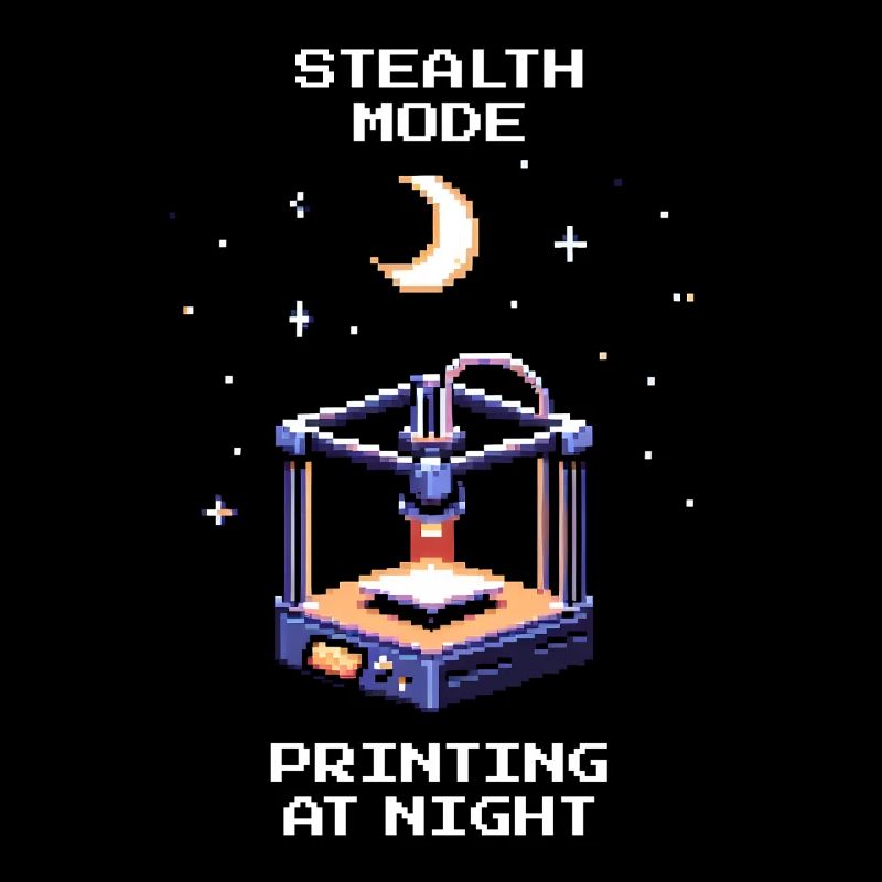 Stealth Mode: Night Printing | 3D Printing Print Bed