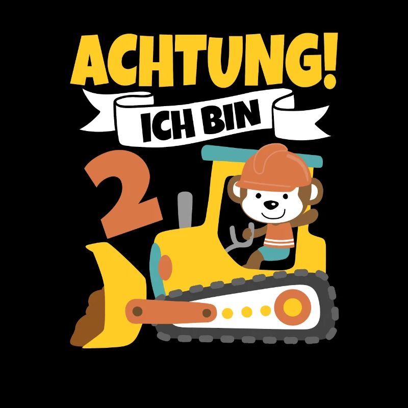 Kindergeburtstag 2 Jahre Kinder Geschenk Baustelle