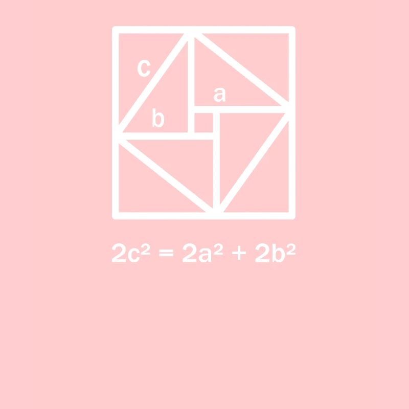 Cadeau de théorème de Pythagore pour nerd de professeur de mathématiques