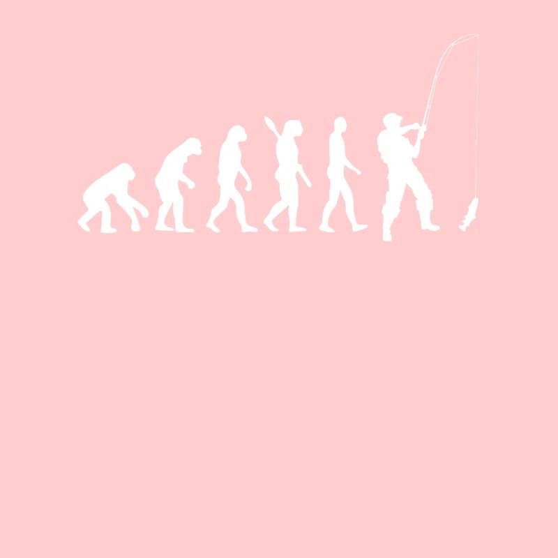 Pêche - Evolution humaine / Darwin / Blanc