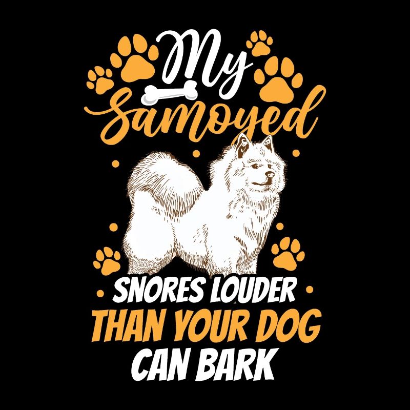 Samojede schnarcht laut Samojedenspitz Samojede