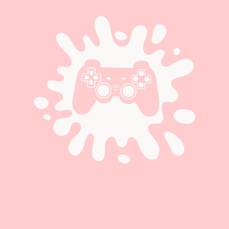 Gamer Splatter Controller – Retro Gaming Art