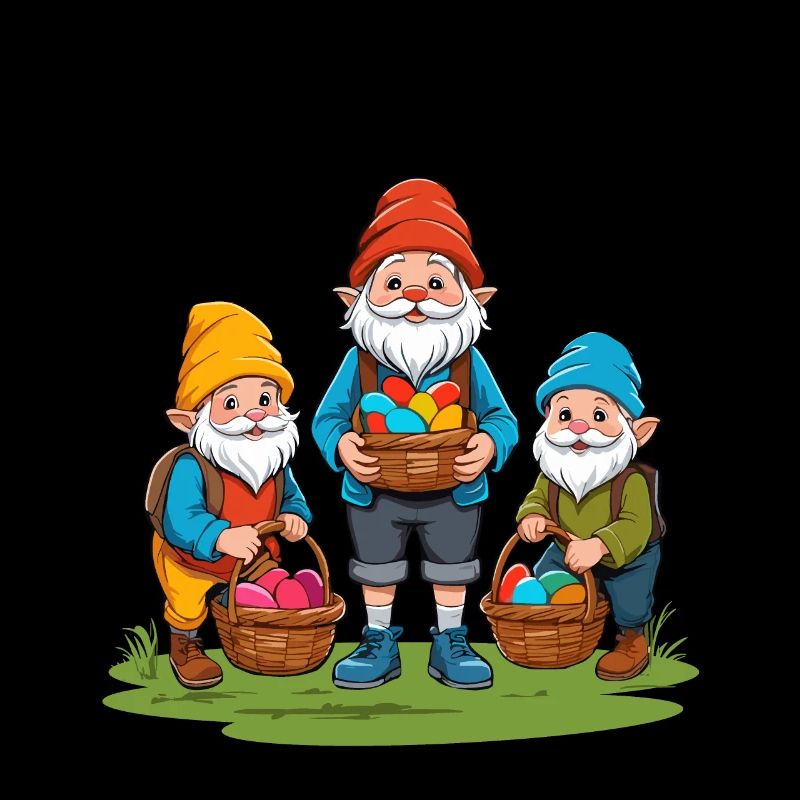 Easter Norse Gnome Easter Bunny Dwarfs