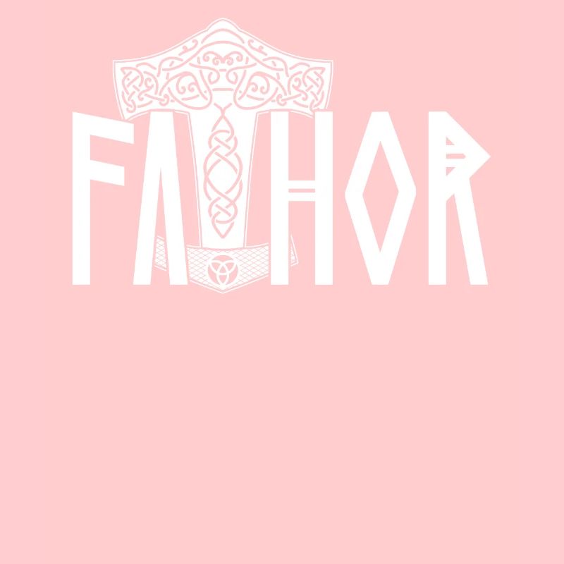 Stolzer Fathor Wikinger Papa Wikingerrunen Design
