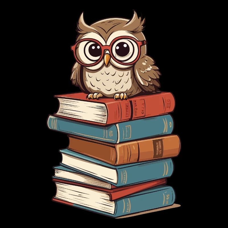 Bücher Eule Für Eulen Liebhaber Und Leseratten