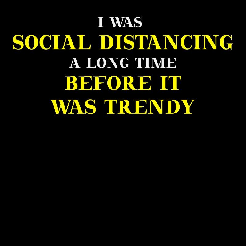 Social Distancing lustig Quarantäne Geschenkidee