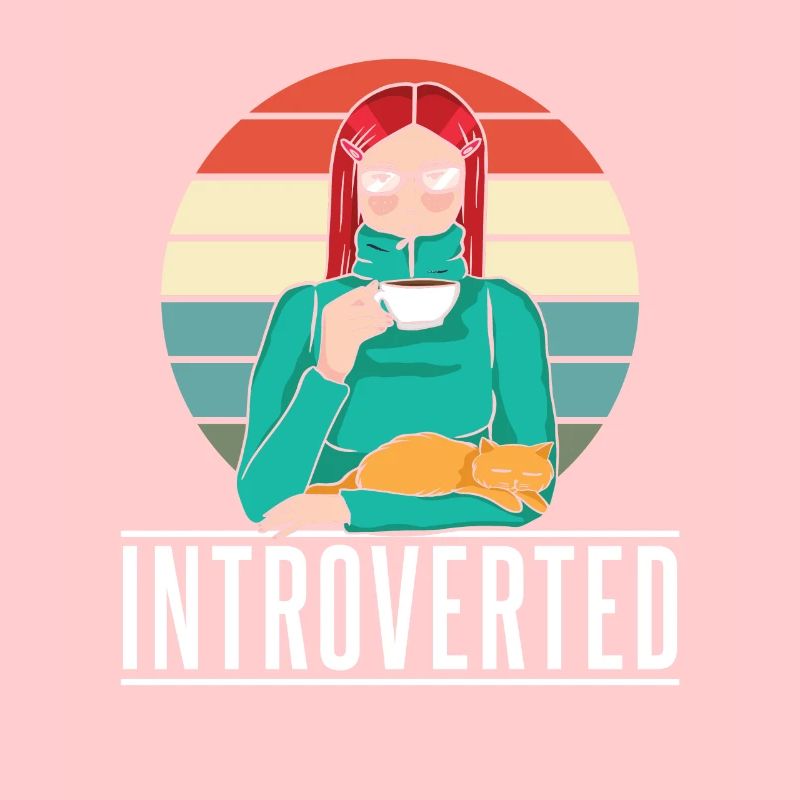 Introvertiert Sarkasmus Introvertierter Schüchtern