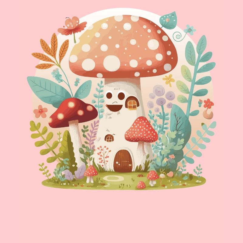Cottagecore champignon Toadstool House Cute Forest