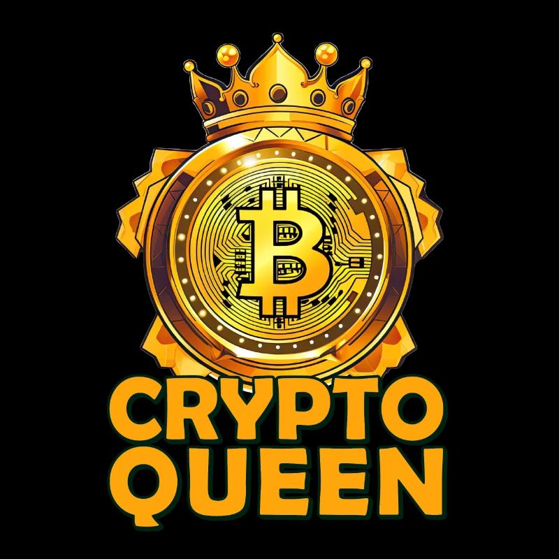 Crypto Queen Cryptocurrency Trader Blockchain Bitc