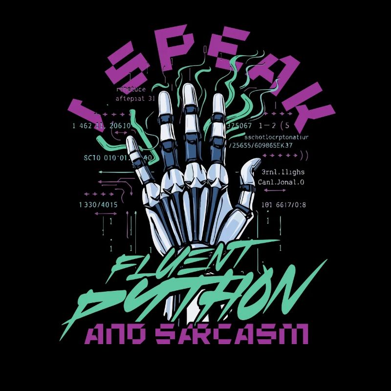 Linguiste informaticien, Python courant et sarcasme