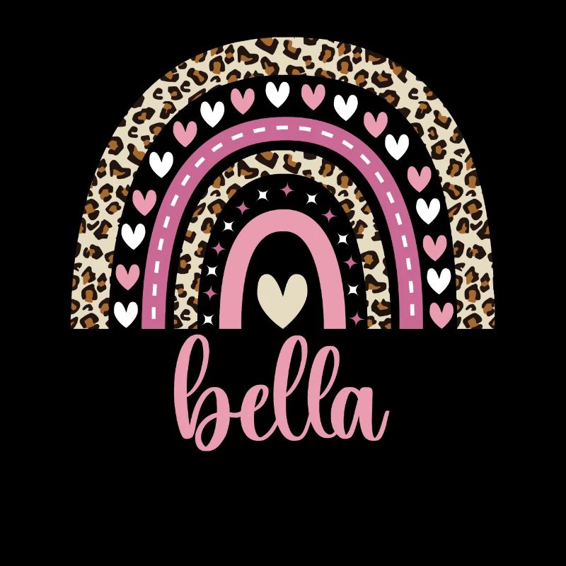 Bella Regenbogen Name Geburtstag Bella