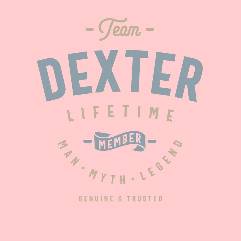 Team Dexter Lifetime Member Personalized Name