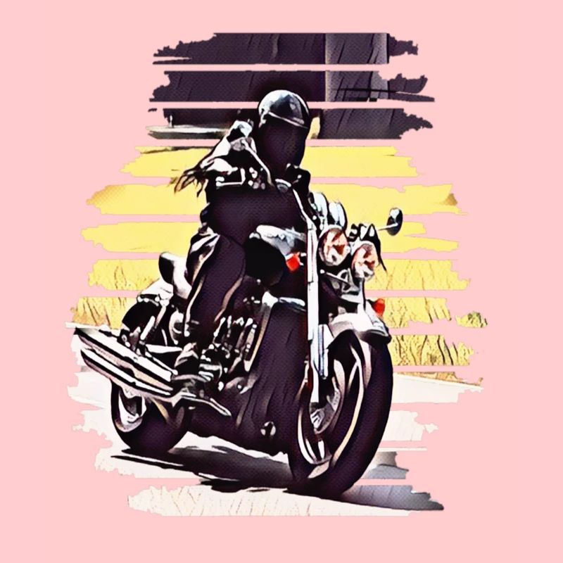 Motorrad Kurvenfahrt Rocket 3