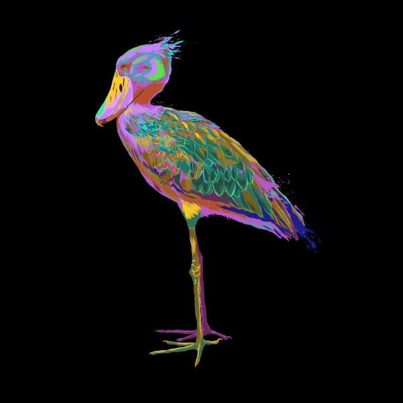 Bec-de-chaussure Coloré Splash Bird