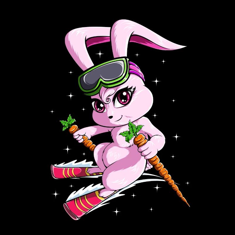 Ski Rabbit Snow Ski Skirulaub Slope