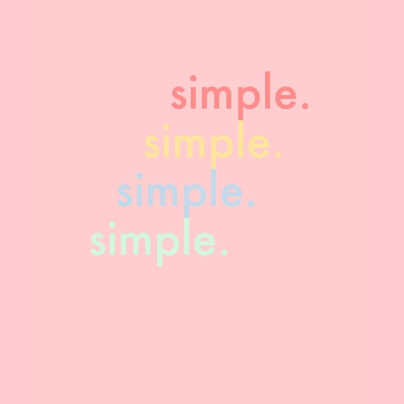 Conception de chemise simple - Simple
