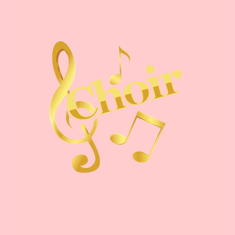 Choir Music Notes Clef Chorus Choral Music Gift