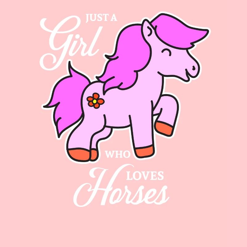 Conception de cheval pour les filles