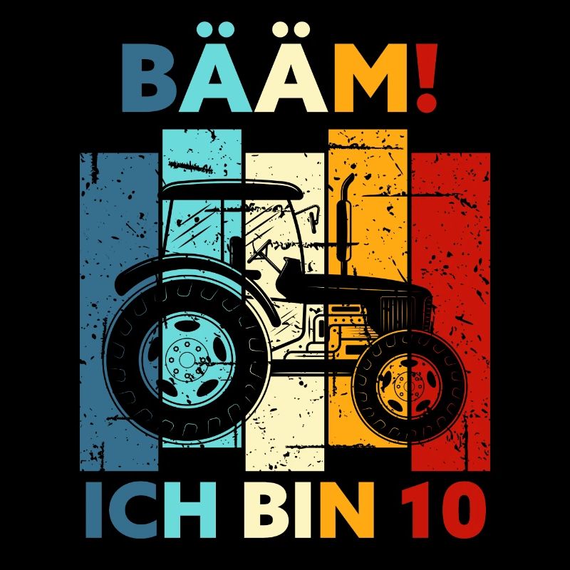 10. Geburtstag 10 Jahre Geschenk Zehn Traktor