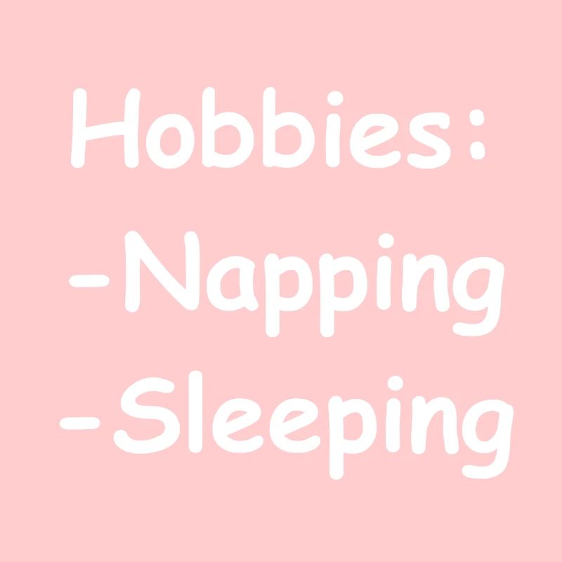 Hobbies Napping Sleeping