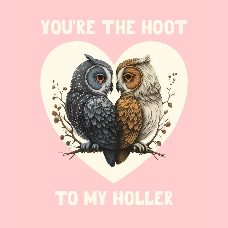 Tu es le Hoot de mon Holler Saint-Valentin