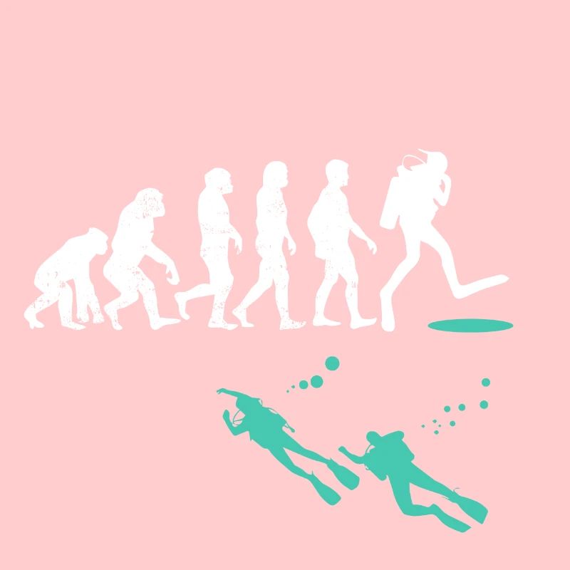 Evolution of Scuba Diver Evolution
