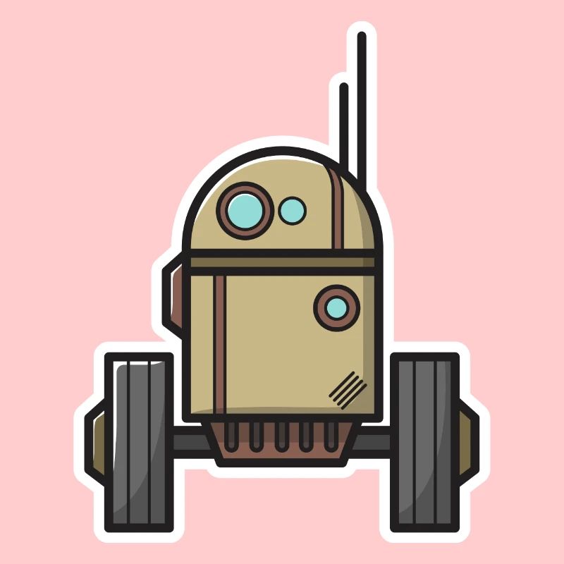 Robot Science Fiction Gift Nerd Future Bot