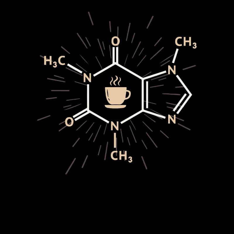 Café chimique formule de formule structurelle café
