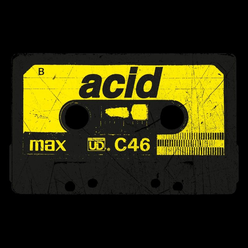 Cassette Acide Rave Vintage - Techno Synth Nerd