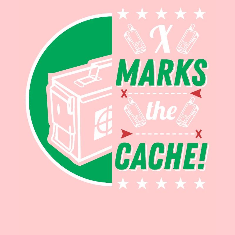 X markiert den Cache!