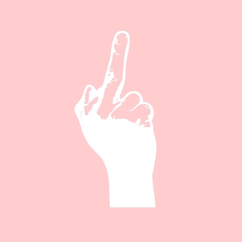 Ich zeige Dir den Mittelfinger