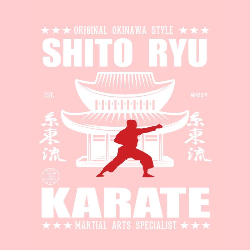 Conception d’arts martiaux Shito-Ryu cool avec kanji