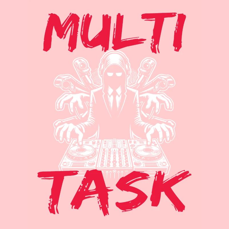 Conception multitâche amusante pour tout le monde avec 4 bras