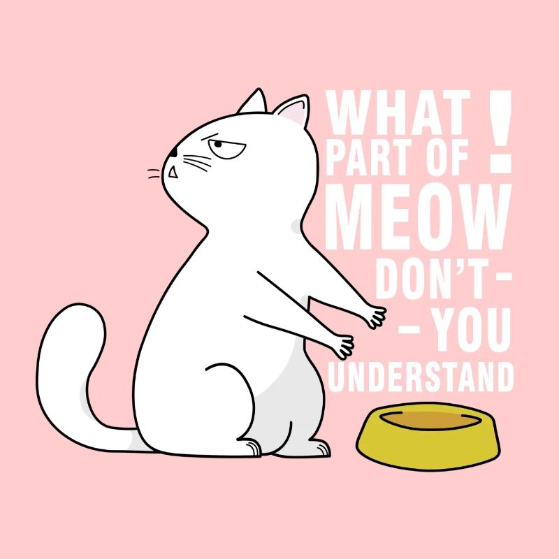 Hungrige Katze