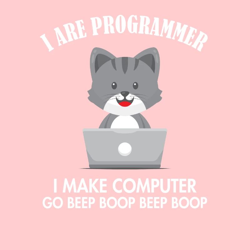 I Are Programmer Cat Softwareentwickler Coder