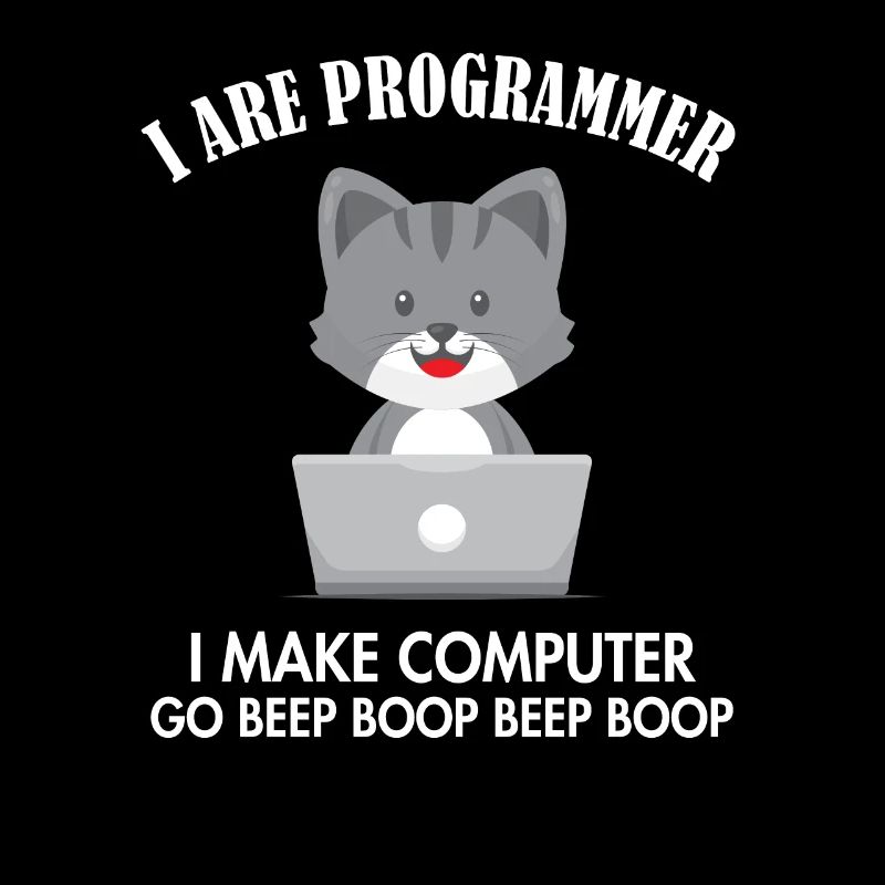 I Are Programmer Cat Softwareentwickler Coder