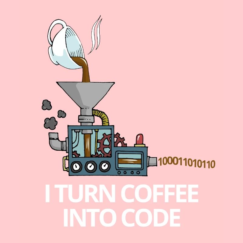 Programmierer Kaffee in Code Informatik Geschenk