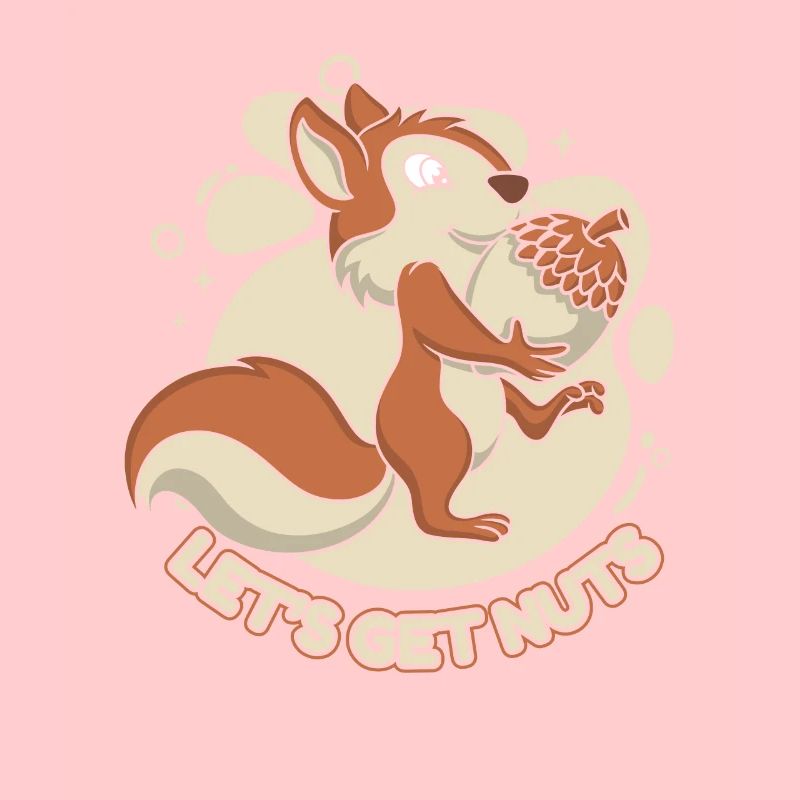 Let's Get Nuts Squirrel Fuchshörnchen Eichhörnchen