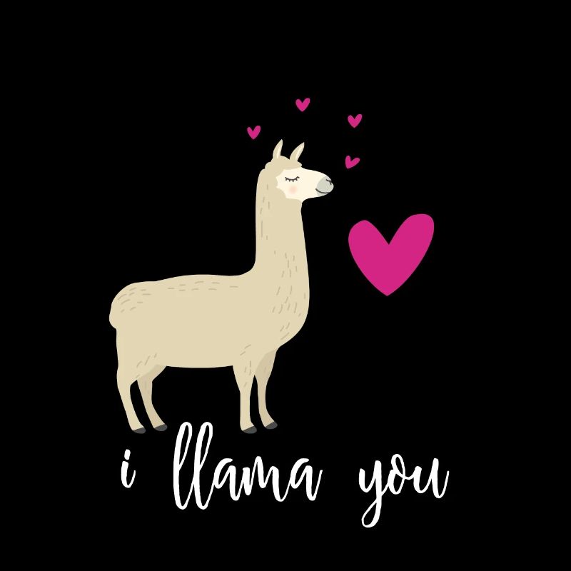 Ich liebe dich - Lama Freundin Partnerin Geschenk