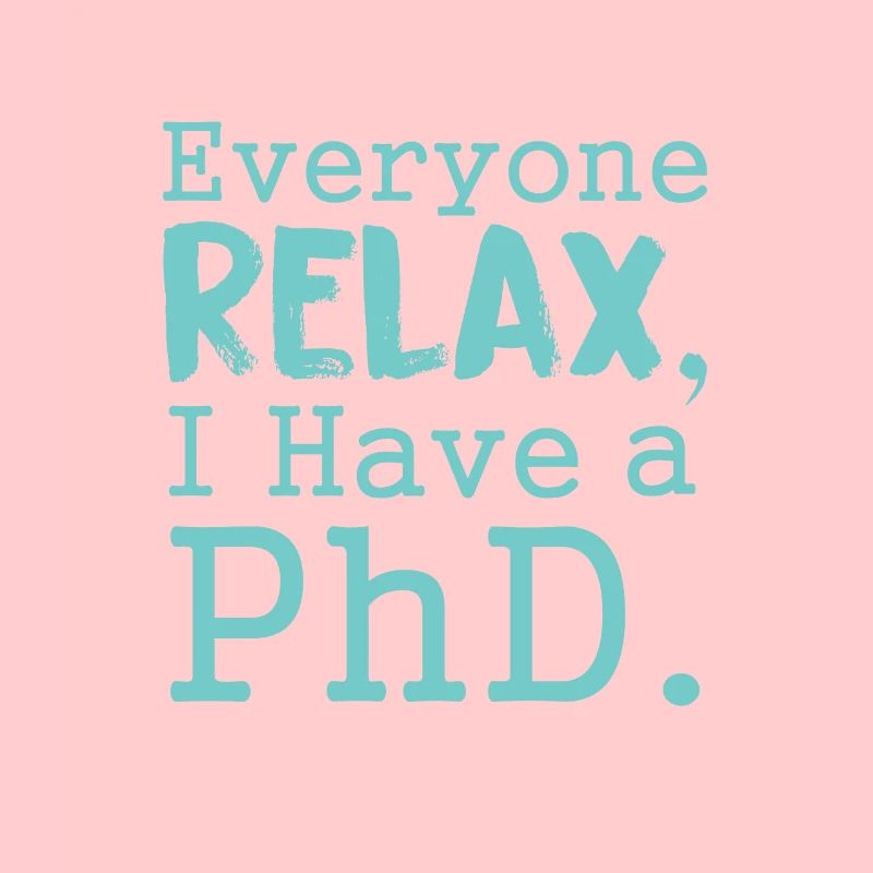 relax PhD Geschenk