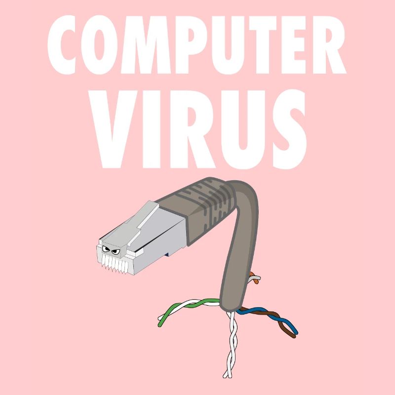 computer virus pc trojaner mailware spyware grafik