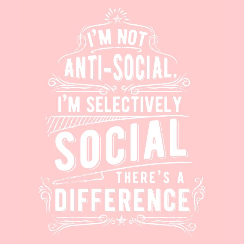 Unsocial Antisozial Menschen Statement
