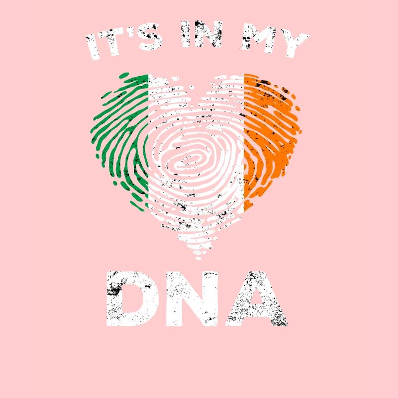 Drapeau de l'Irlande drapeau de l'Irlande empreinte de coeur