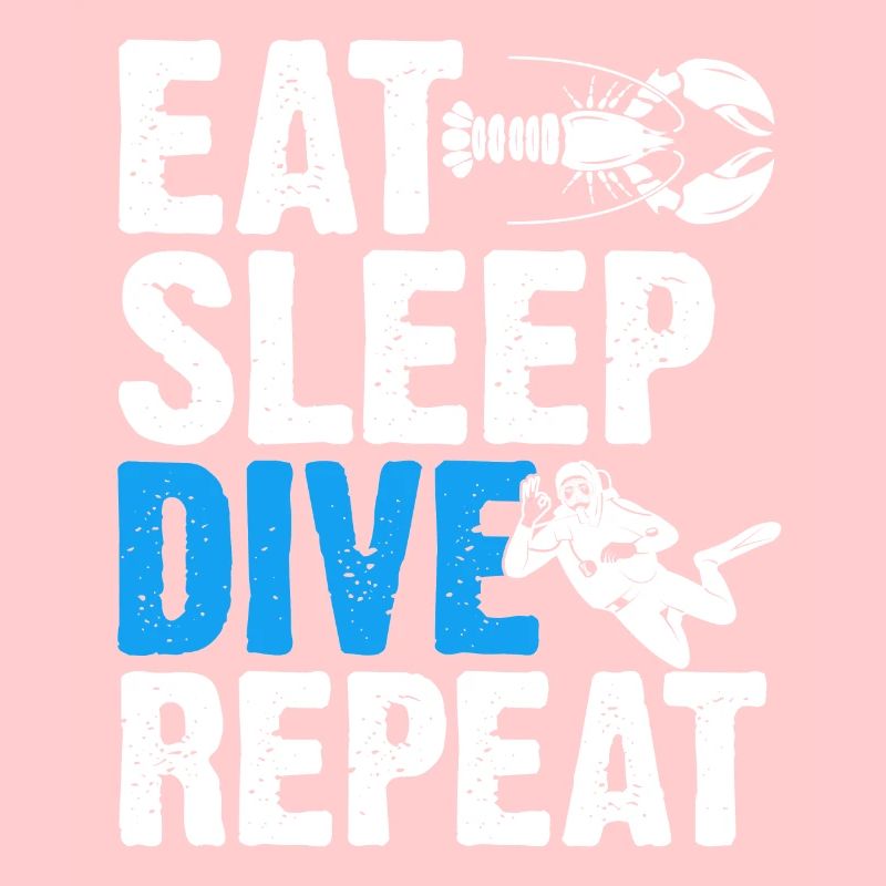 Eat Sleep Dive Repeat Funny Scuba Diving
