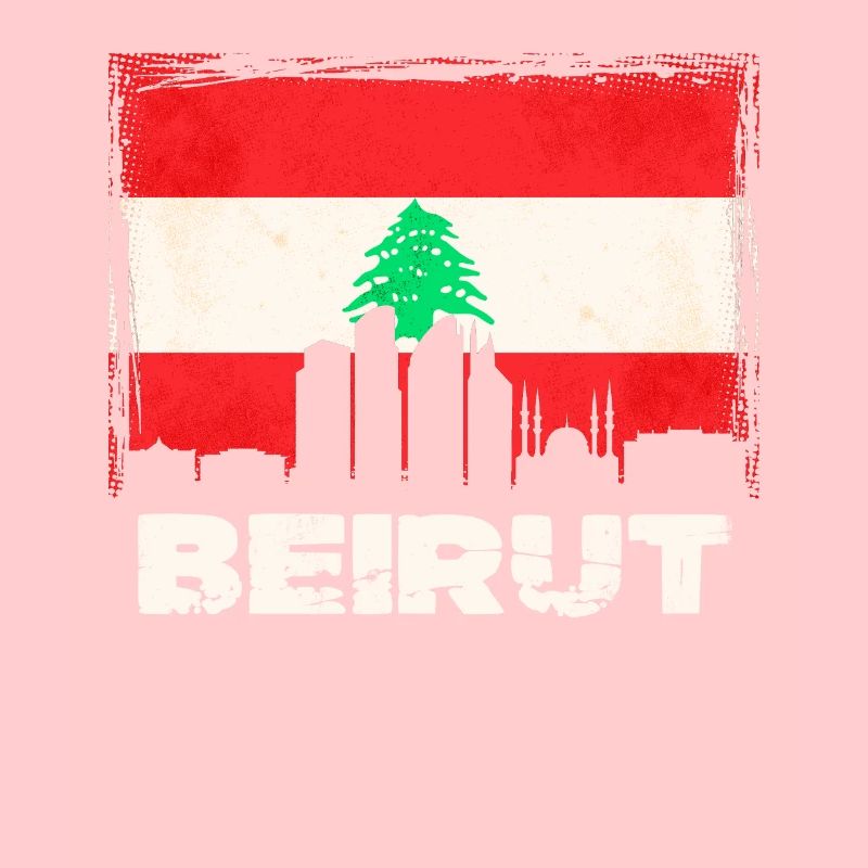 Beirut Lebanon Flag