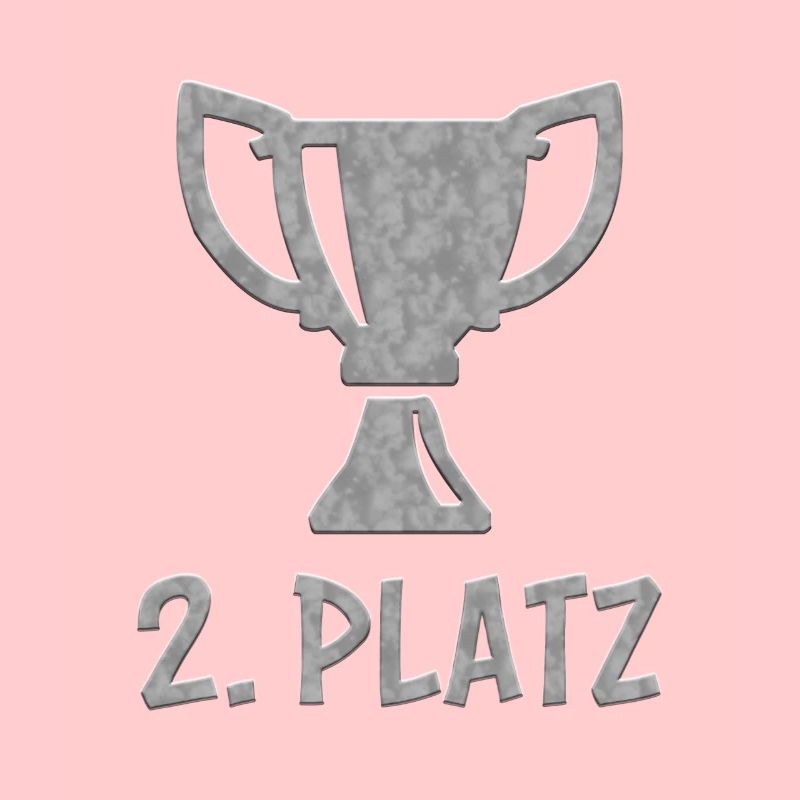 2. Platz Silber Sieger Gewinner Winner Zweiter