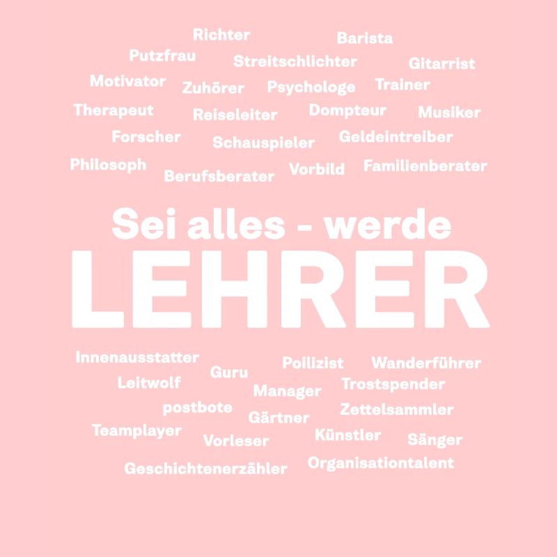 Geschenk Sei alles werde Lehrer