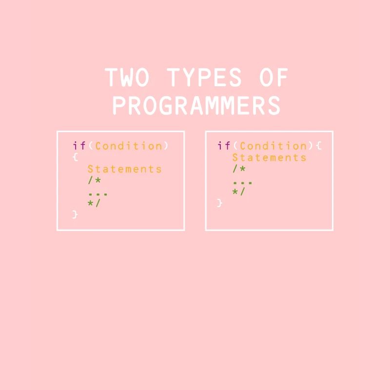 Deux types de programmeurs PHP HTML IT Developer